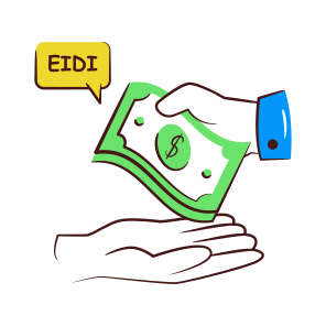 Giving Money, Giving Eidi, Receiving Money, Receiving Eidi, Receiving Dollar icon