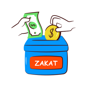 Zakat Box, Charity Box, Funding, Endowment, Giving Money, icon