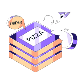 Pizza Order, Cuisine, Fast Food, Junk Food, Edible icon