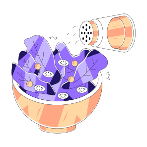 Salad Bowl, Healthy Diet, Meal, Edible, Eatable icon