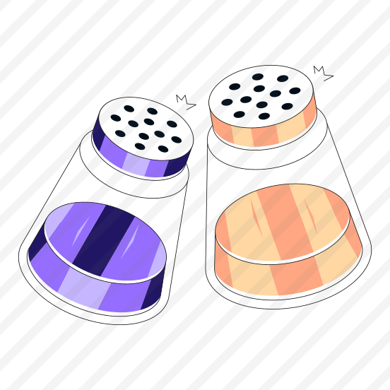 Salt Pots, Spice Pots, Kitchenware, Pepper Cot, Condiment preview