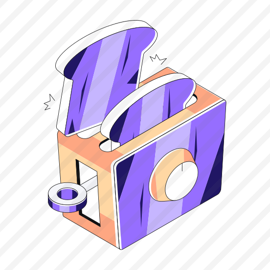 Toaster, Toast Machine, Sandwich Maker, Electronic, Kitchen Appliance preview