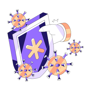 Coronavirus Security, Coronavirus Protection, Covid Security, Covid Protection, Covid Safety icon
