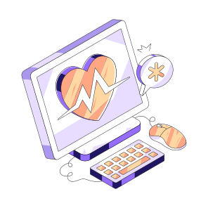 Ecg Monitor, Ekg, Electrocardiogram, Cardiogram Machine, Online Diagnostics icon