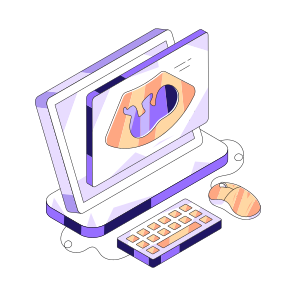 Ultrasound, Sonography, Ultrasonography, Ecography, Sonogram, icon