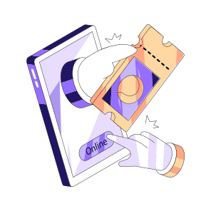 Online Ticket, Voucher, Coupon, Raffle, Permit, icon