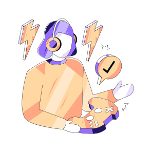 Video Gamer, Player, Gaming Person, Man, Avatar icon