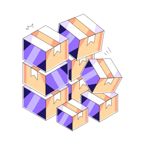 Cartons, Packages, Overload Parcel Delivery, Boxes, Logistic Delivery icon