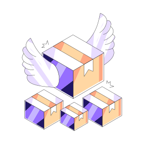 Cartons, Packages, Parcels, Boxes, Fast Delivery icon