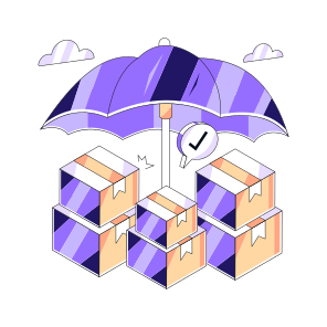 Delivery Insurance, Parcel Assurance, Package Insurance, Package Assurance, Parcel Safety icon