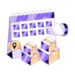Delivery Schedule, Logistic Schedule, Delivery Schedule, Delivery Reminder icon