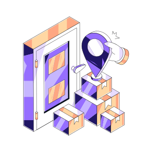 Door Delivery, Home Delivery, Parcel Delivery, Package Delivery, Logistic Delivery, icon