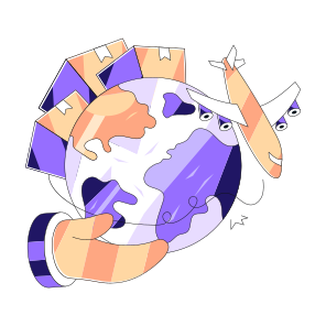Global Parcel, Global Package, Global Delivery, Global Carton, Logistic Delivery icon
