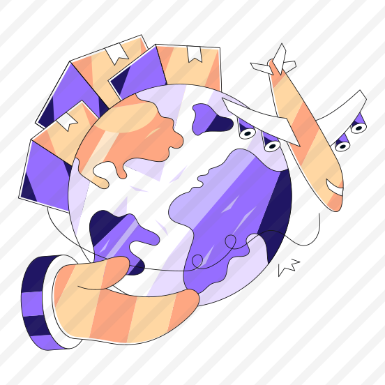 Global Parcel, Global Package, Global Delivery, Global Carton, Logistic Delivery preview