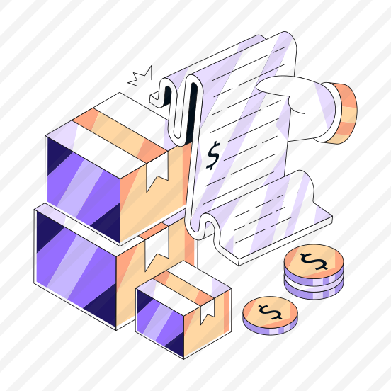 Invoice, Delivery Bill, Payment Slip, Ecommerce, Logistic Bill preview