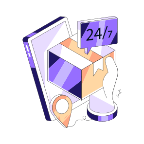 Mobile Parcel, Mobile Package, Online Package, Mobile Delivery Services, Phone Parcel icon