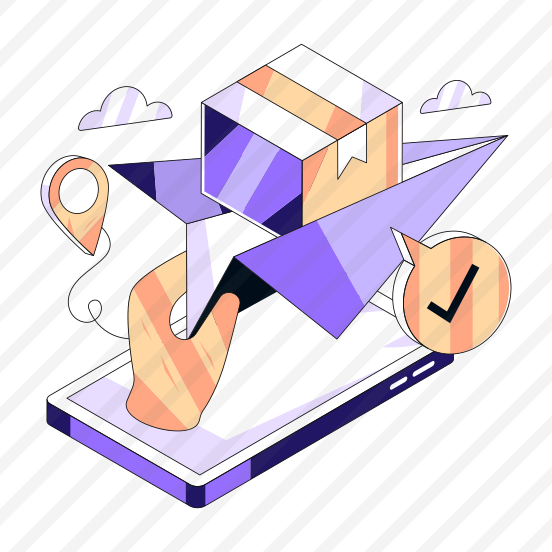 Mobile Parcel, Mobile Package, Online Package, Online Fast Delivery, Phone Parcel preview