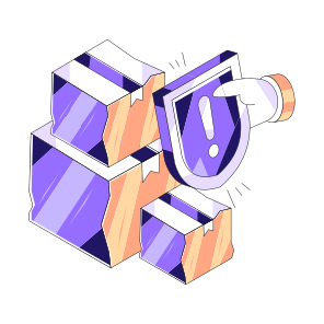 Parcel Error, Damaged Parcel, Delivery Error, Package Error, Damage Package, icon