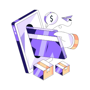 Parcel Online Payment, Online Cash, Online Money, Epay, Ecommerce icon