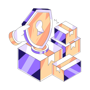Parcel Security, Parcel Protection, Package Security, Package Protection, Secure Parcel, icon