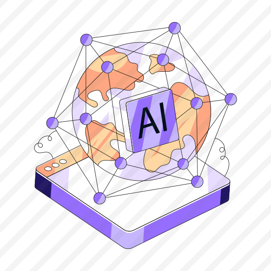 Ai Network, Ai Technology, Artificial Intelligence, Ai Connection, Global Network preview