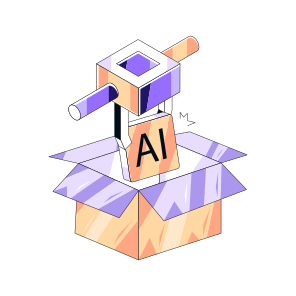 Ai Product Release, Ai Technology, Artificial Intelligence, Ai Parcel, Ai Package icon