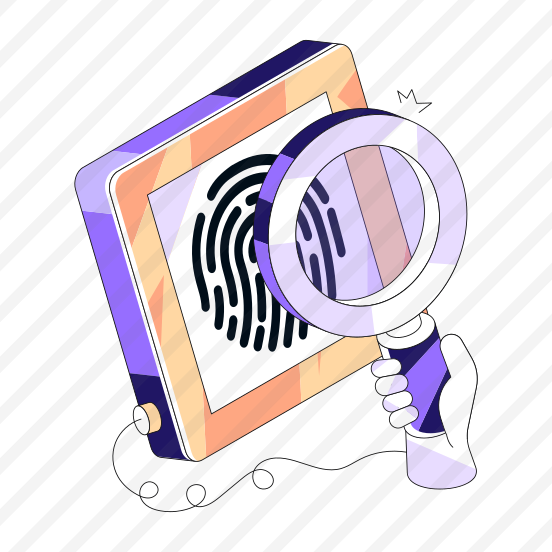 Search Fingerprint, Search Thumbprint, Biometric Analysis, Biometry, Thumbprint Analysis preview