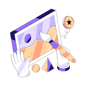 Digital Art, Graphic Design, Digital Art, Artwork, Online Designing icon