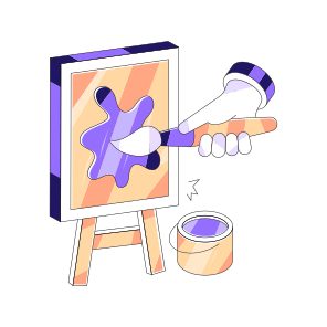 Painting, Canvas, Artboard, Easel Board, Artwork icon