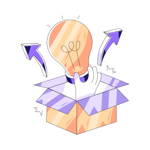 Think Outside The Box, Idea, Creative Thinking, Innovation, Creative Idea icon