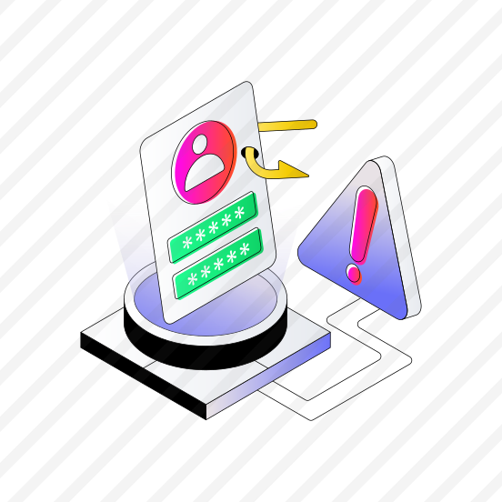 Account Phishing Error, Profile Phishing, Profile Spoofing, Cyber Attack, Cybercrime preview