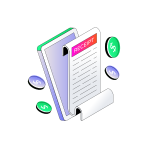 Bill, Invoice, Electronic Receipt, Payment Slip, Commerce icon