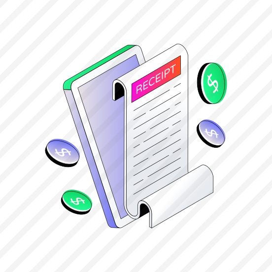 Bill, Invoice, Electronic Receipt, Payment Slip, Commerce preview