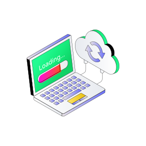Cloud Loading, Cloud Installation, Loading Indicator, Buffering, Cloud Data Backup icon