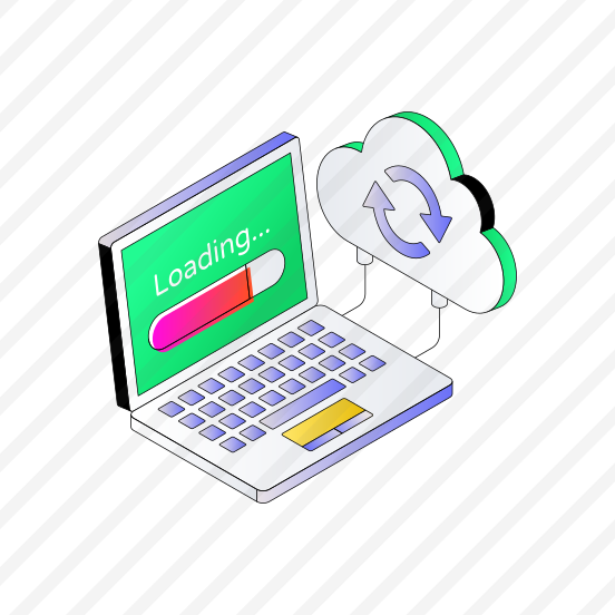 Cloud Loading, Cloud Installation, Loading Indicator, Buffering, Cloud Data Backup preview