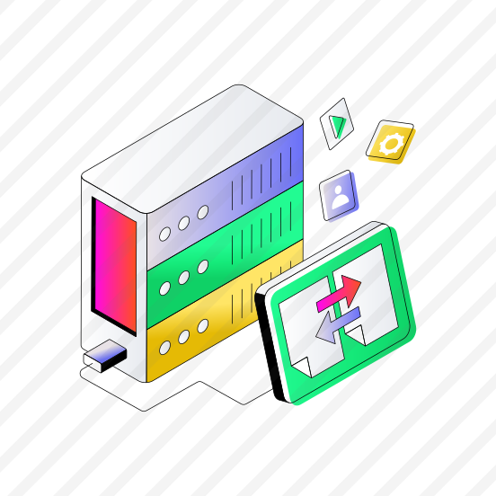 Digital Data Transfer, Data Exchange, Data Transmission, Data Sync, Synchronization preview