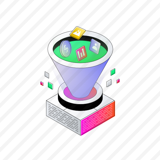 Funnel, Filter, Data Filtration, Conversion, Data Extraction preview