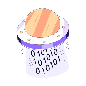 Binary Data, Binary Code, Digital Code, Numeric Code, Data Science icon