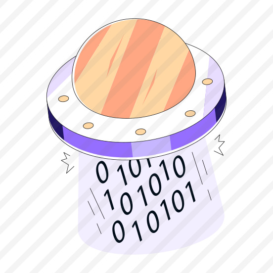 Binary Data, Binary Code, Digital Code, Numeric Code, Data Science preview