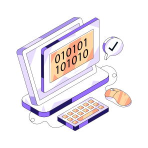 Binary Data, Binary Code, Digital Code, Numeric Code, Online Coding icon