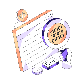 Search Binary Data, Find Binary Code, Search Binary Code, Binary Data Analysis, Code Review icon