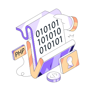 Secure Binary Data, Secure Binary Code, Binary Data Access, Binary Data Security, Binary Data Protection icon