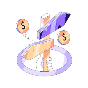 Business Direction, Financial Direction, Business Guidepost, Roadboard, Choose Direction icon