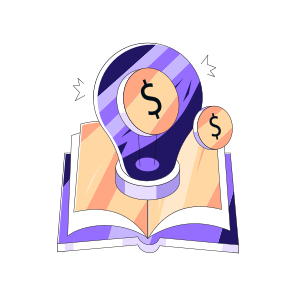 Business Knowledge, Finance Book, Textbook, Booklet, Handbook, icon