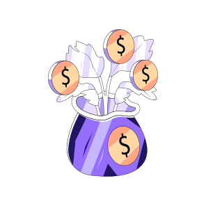 Dollar Plant, Money Plant, Money Growth, Financial Growth, Investment Growth icon