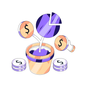 Dollar Plant, Money Plant, Money Growth, Financial Growth, Investment Growth,icons icon