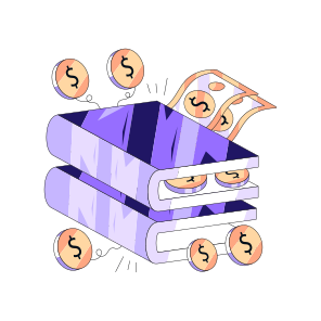 Finance Literacy, Finance Book, Textbook, Booklet, Handbook, icon