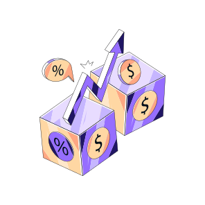 Financial Chart, Growth Rate, Data Analytics, Infographic, Statistics, icon