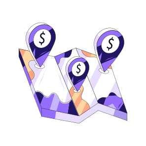 Financial Location, Business Location, Direction, Gps, Navigation, icon
