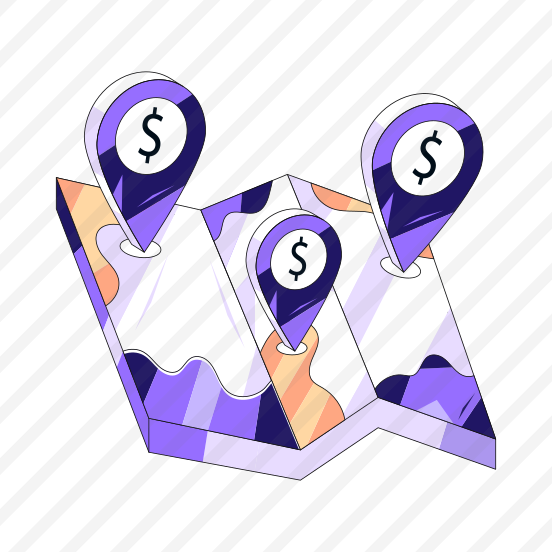 Financial Location, Business Location, Direction, Gps, Navigation, preview